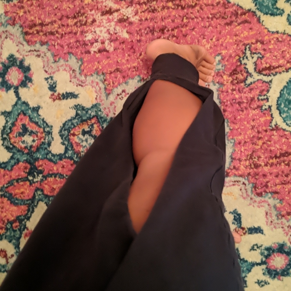 RARE Lululemon Superb Pants, open-side design - black, XS